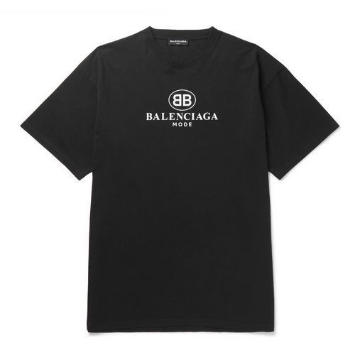 バレンシアガ tシャツ 激安 ロゴプリント Tシャツ クルーネック 半袖 ロゴプリントのTシャツです