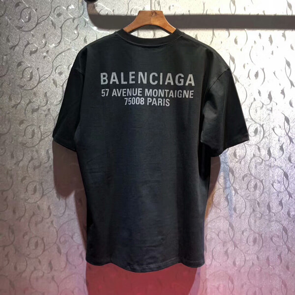 バレンシアガ tシャツ 偽物 100% コットン 主役級なTシャツは1枚でシンプルに