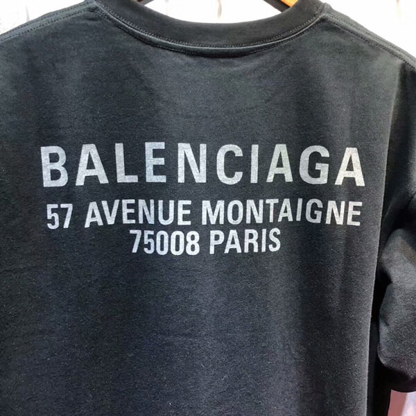 バレンシアガ tシャツ 偽物 100% コットン 主役級なTシャツは1枚でシンプルに