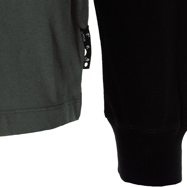 オフホワイトx Katsu Fatlock ロゴ ロンT Tシャツ ブラック OMAB022S21JER00784008400