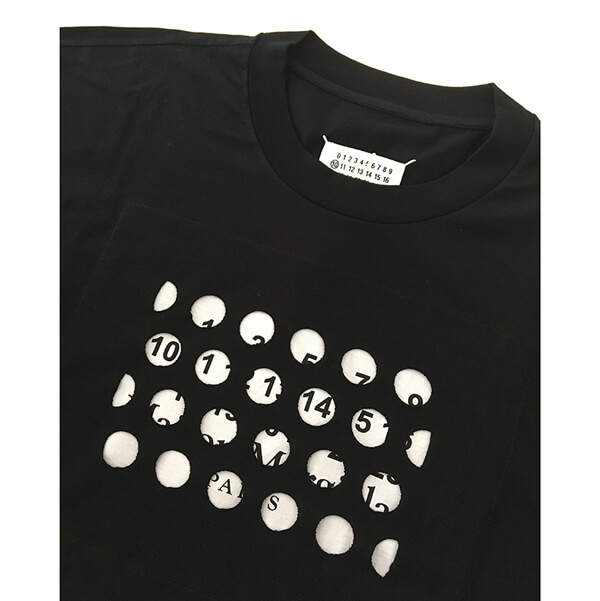 メゾンマルジェラ☆【入手困難】T-SHIRT 数字ロゴ Tシャツ
