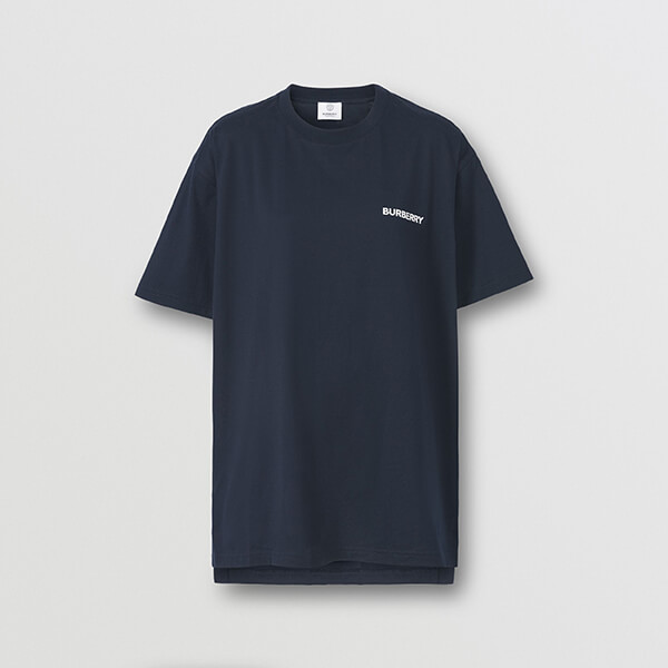 2021SS【バーバリー Tシャツ 偽物】モノグラムモチーフ オーバーサイズTシャツ 80488111