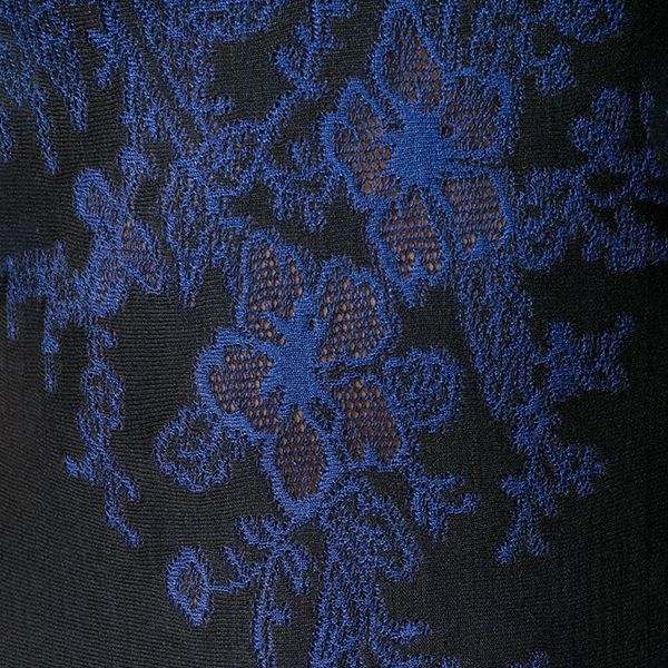 【ロエベ】フラワー刺繍 偽物 シルクマキシワンピースS3106210MC