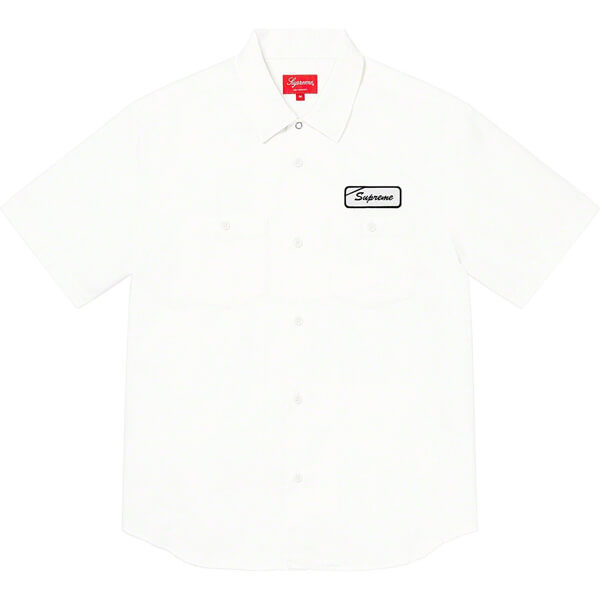 SS21 シュプリーム Dog S/S Work Shirt - シュプリーム ワークシャツ コピー