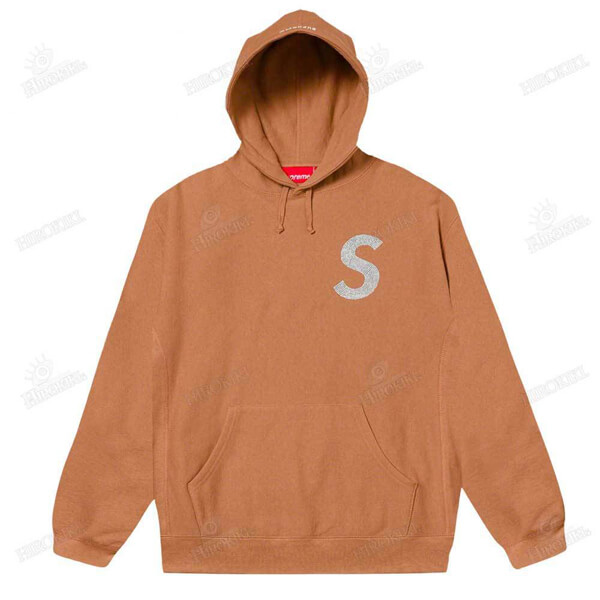 21SS /シュプリーム偽物 Swarovski S Logo Hooded Sweatshirt Sロゴ
