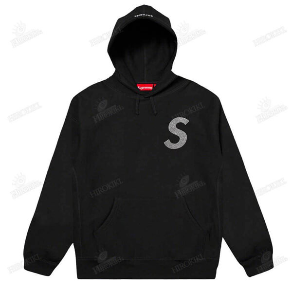21SS /シュプリーム偽物 Swarovski S Logo Hooded Sweatshirt Sロゴ