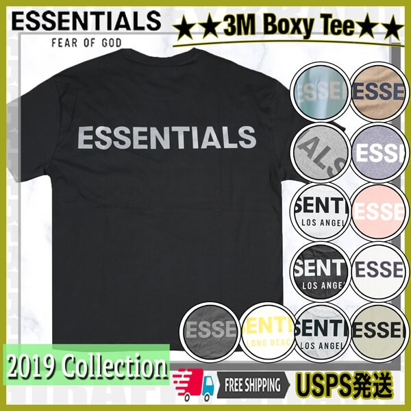 エッセンシャルズ tシャツ essentials スーパーコピー [FOG] Boxy T-shirts 多色