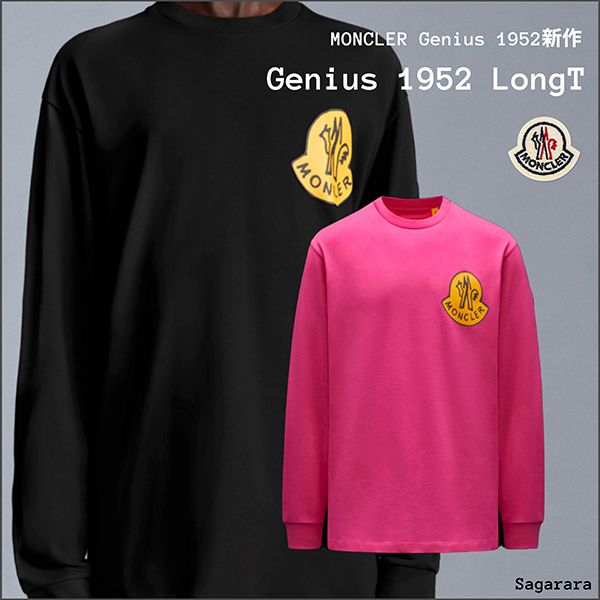 【モンクレール】Genius 1952新作 オレンジロゴ LongTシャツ偽物 G20928D0000783927545