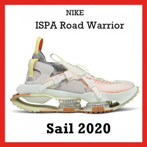 ナイキ ISPA Road Warrior Sail 'Volt' 偽物2020 AW FW 20 CI0983100