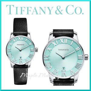 Tiffany&Co(ティファニー 時計 コピー) 2ハンド ラウンド革腕時計
